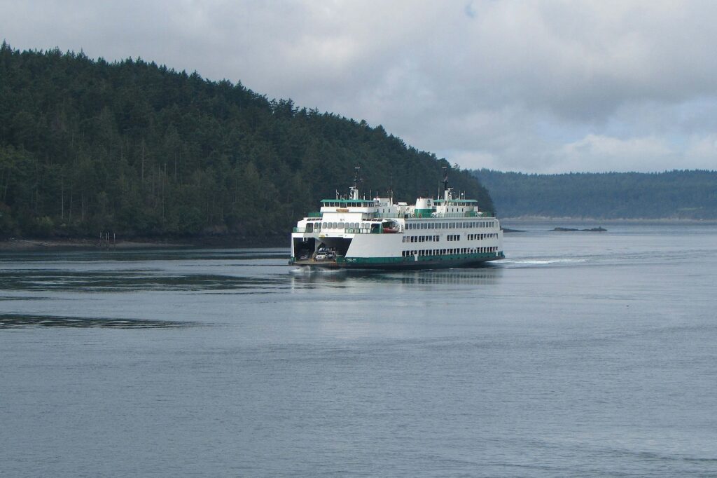 image of washington state ferry